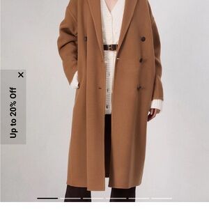 BLACK rag & bone Thea Double-Breasted Women's Coat